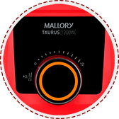 Função pulsar Liquidificador Mallory Taurus Glass 12 velocidades