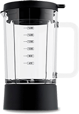Alça ergonômica e sobretampa dosadora Liquidificador Mallory Taurus Glass copo vidro