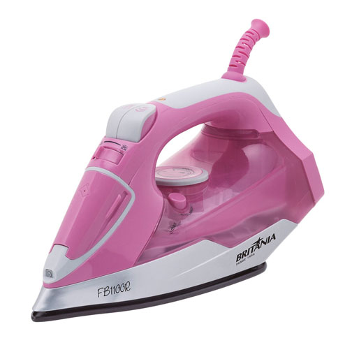Ferro de Passar a Valor Britânia Rosa ferro passar vapor britânia fb1100r