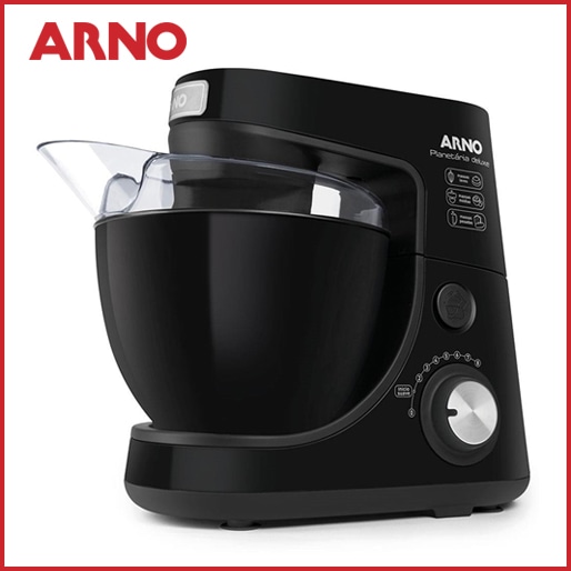 Batedeira Planetária Arno Deluxe SX82 Preta batedeira planetária arno deluxe sx82
