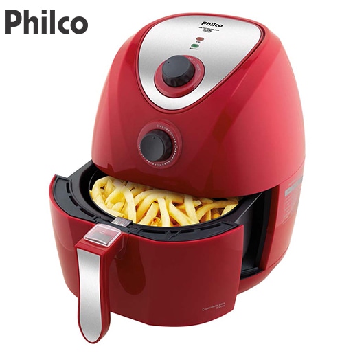 Alimentos totalmente saudáveis Fritadeira Philco Air Fry Saúde PH3L sem óleo