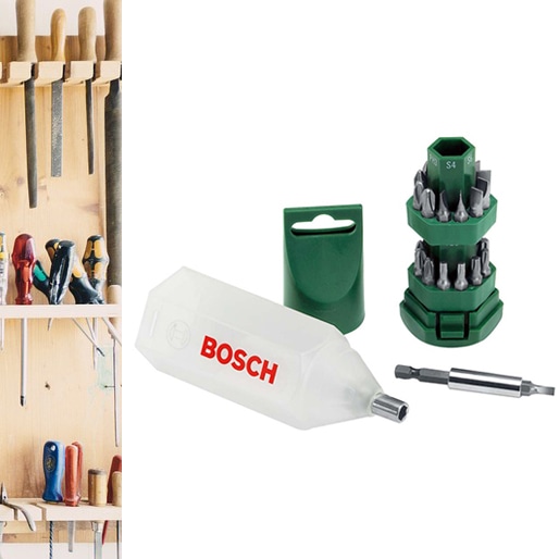 Jogo de pontas e bits Bosch Diversos tamanhos
