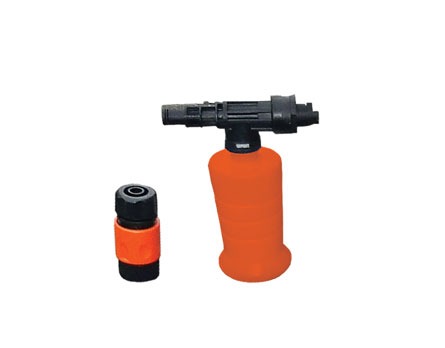 Jato de água em alta pressão regulável - Use o jato em leque para varrer e o jato concentrado para remover sujeiras difíceis