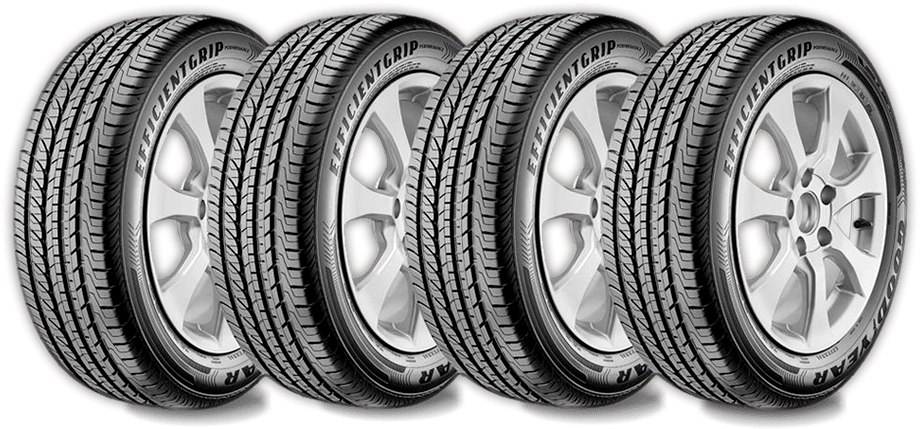 4 Pneus Goodyear Efficientgrip Performance Aro 14 Kit Pneus Goodyear Aro 14 Efficientgrip Performance 4 unidades