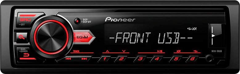 Acústica perfeita para seu carro Som Automotivo Pioneer MVH 98UB acústica