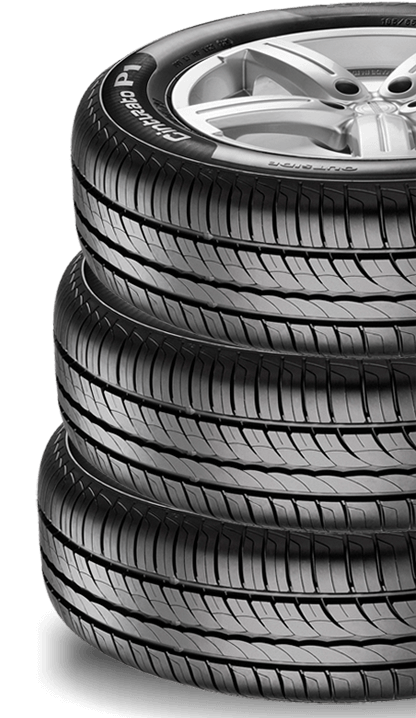 Pneu com desgaste uniforme e desempenho constante ao longo de toda vida útil Pneu Pirelli Aro 16 Cinturato P1
