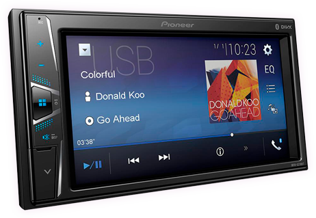 Central Multimídia Pioneer MVH-G218VBT 2DIN Central Multimídia Pioneer MVH G218VBT 2DIN