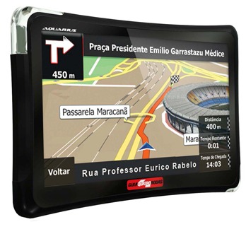 Navegador GPS Guia Quatro Rodas 5.0” Slim MTC 4508