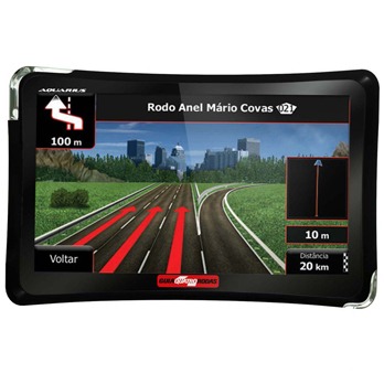 Navegador GPS Guia Quatro Rodas 5.0” Slim MTC 4508