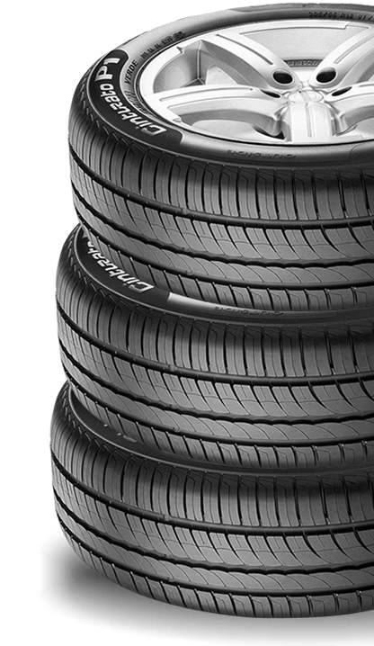 Pneu com desgaste uniforme e desempenho constante ao longo de toda vida útil Pneu Pirelli Aro 14 Cinturato P1