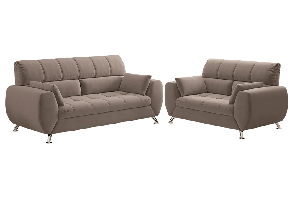 Conjunto Sofá 3/2 lugares Linoforte Bélgica Conjunto Sofá 3/2 lugares Linoforte Bélgica