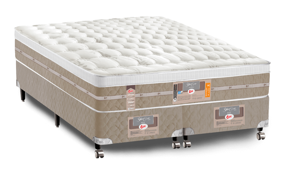 Cama Box Super King Castor Silver Star Air Cama Box Super King Castor Silver Star Air