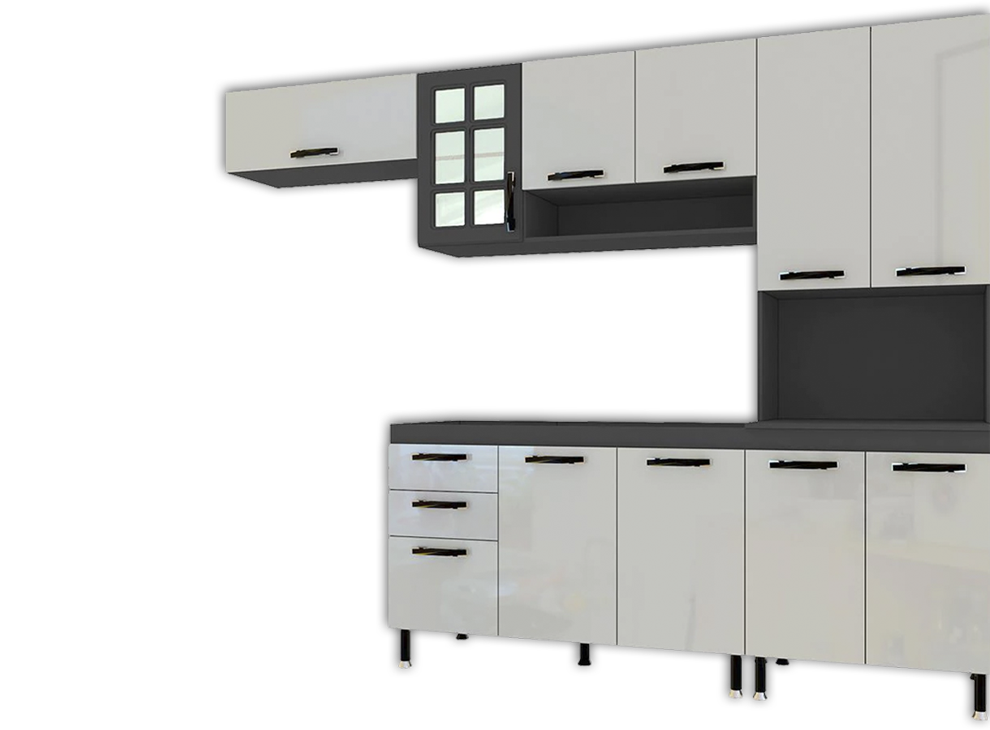 Cozinha Completa Indekes Provence 4 peças
