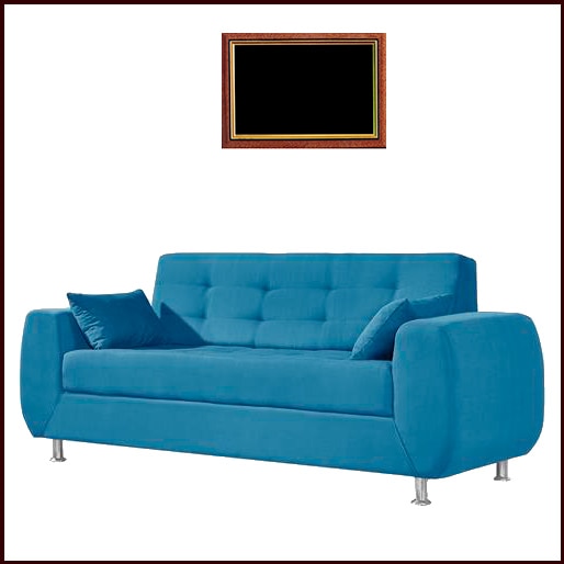 Sofá American Comfort tecido suede