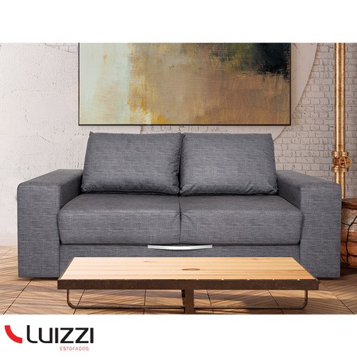 Sofá-cama Casal Luizzi Móbile Sofá-cama Casal Luizzi Móbile tecido Suede