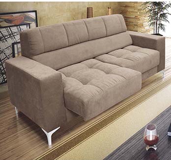sofa lugar para deitar sof 225 3 lugares linoforte linea tecido suede e assento sofa lugar para deitar sof 225 3 lugares linoforte linea tecido suede e assento