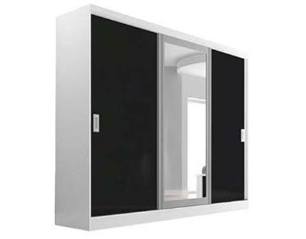 Design bonito e inovador - Guarda-Roupa Rubi com espelho na porta central