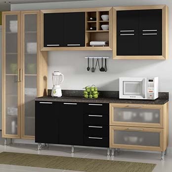 Cozinha Compacta Ditália Aspen