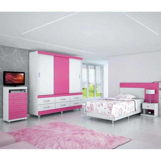 Cômoda Siena 4 Gavetas Pés Reguláveis