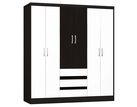Design sofisticado para o seu quarto - Guarda-roupa Paris tem garantia de 3 meses contra defeitos