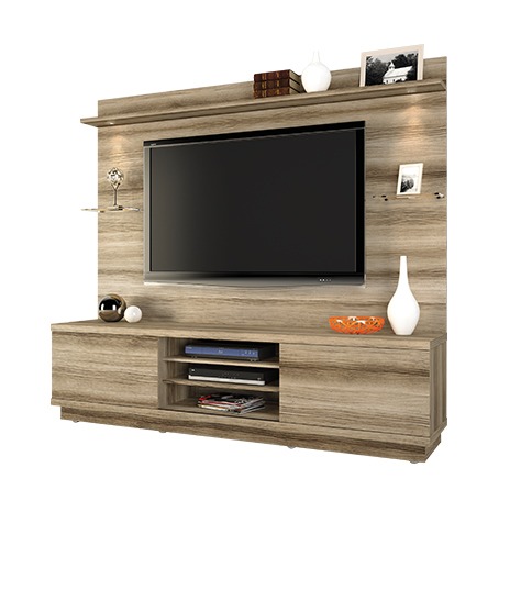 conjunto-rack-com-painel-para-tv-60-polegadas-cor-capuccino-acabamento-amadeirado-chicago-linea-brasil-