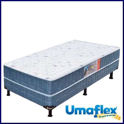 Descanse sobre maciez e delicadeza Cama Box Conjugada Solteiro Umaflex Native D28