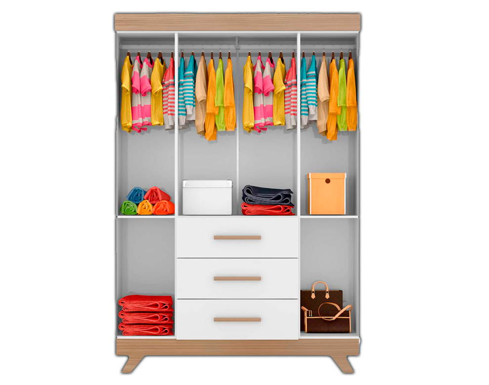 Guarda-Roupa Infantil Canaã Vitória portas