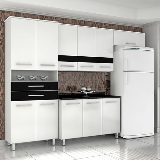 Cozinha Bartira Safira 11 Portas e 2 Gavetas Cozinha Compacta no PontoFrio com Adesivo De Parede Sala ~ Cozinha Bartira Safira 11 Portas e 2 Gavetas Cozinha Compacta no PontoFrio com