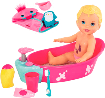 Para crianças a partir de 2 anos Little Mommy Mattel indicação