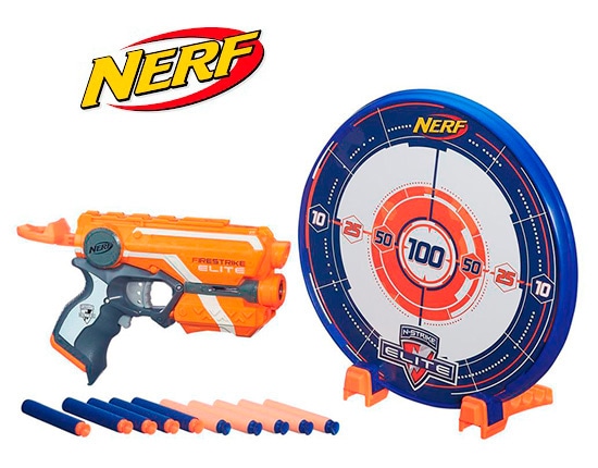 Lançador de Dardos Nerf Hasbro Elite lançador dardos nerf hasbro elite alvo
