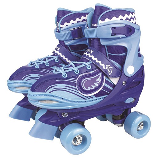 Diversão garantida para a garotada Patins Ajustável Fênix RL-03 Quatro rotinhas