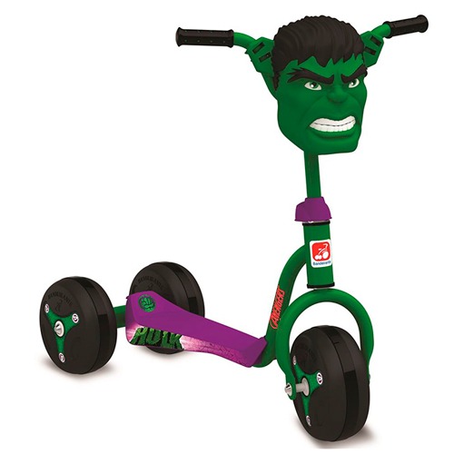 patinete bandeirante hulk 3 rodas