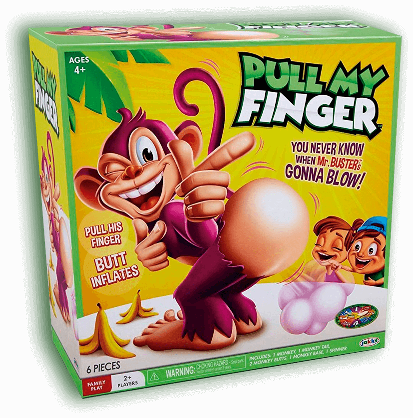 Diversão a cada rodada Jogo Pull My Finger 4 anos
