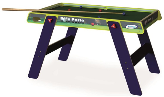 Diversão garantida! Mesa Sinuca Xalingo Bola Certa