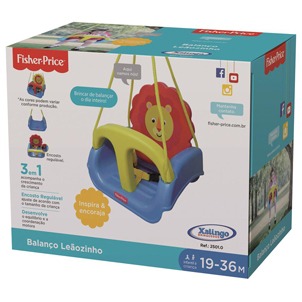 O brinquedo que inspira e encoraja Balanço Infantil Leãozinho Fisher Price