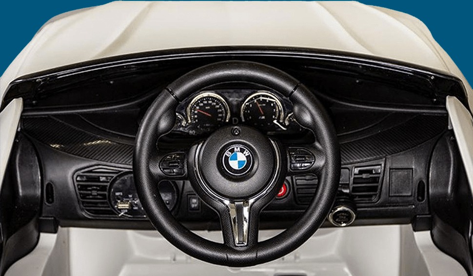 Botão para ajuste de volume Carro Elétrico BMW X6M Bandeirante velocidade 3km/h