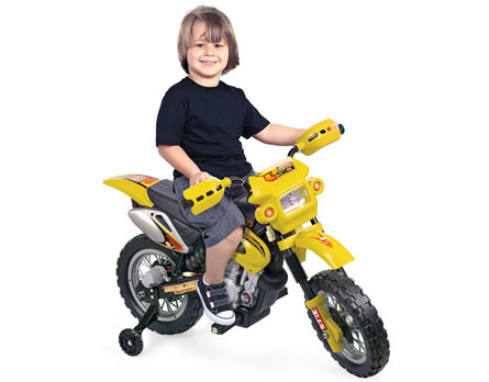 Moto Elétrica Homeplay com buzina e som de motor - Mais diversão para as crianças