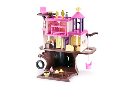 Uma linda casa na árvore da homeplay para você montar e brincar