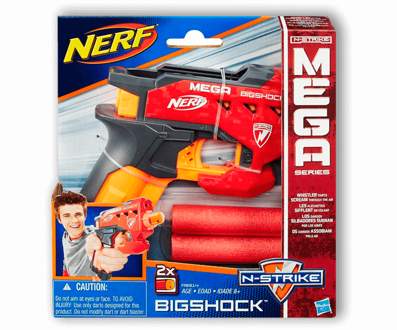 Lançador dardos nerf hasbro