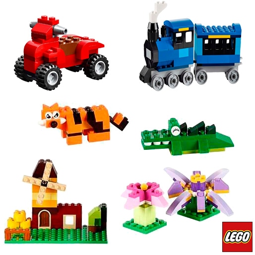LEGO Classic Caixa Média de Peças Criativas 484 Peças plástico bloco montar