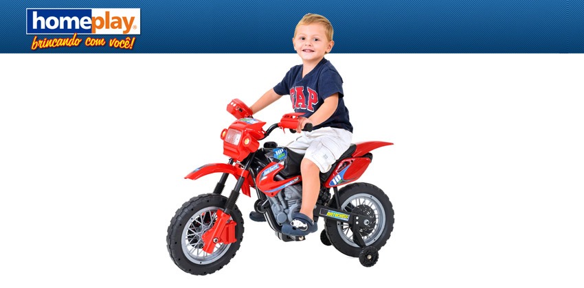 Moto Elétrica Homeplay Motocross 244