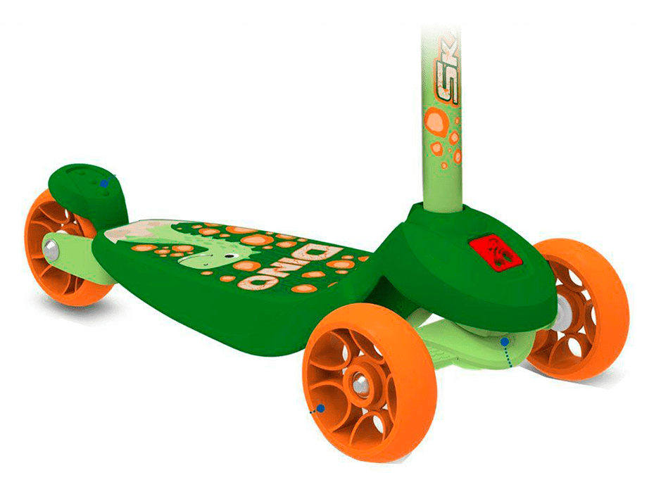 Patinete Skatenet Kid Dino da Bandeirante Patinete Skatenet Bandeirante Kid Dino