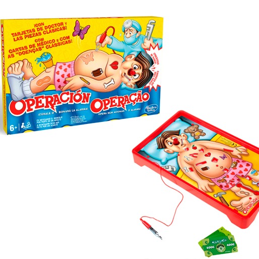 Jogo Operando Hasbro Jogo Operando Hasbro Clássico