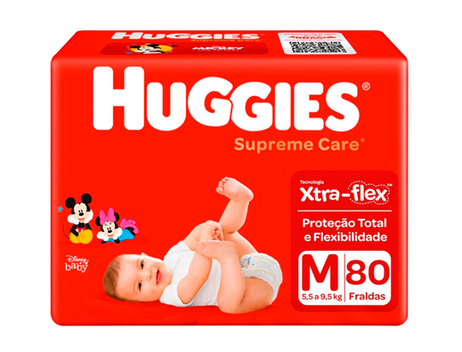 Fralda Huggies Supreme Care 