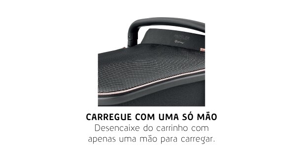 Carregue com uma só mão Carregue com uma só mão