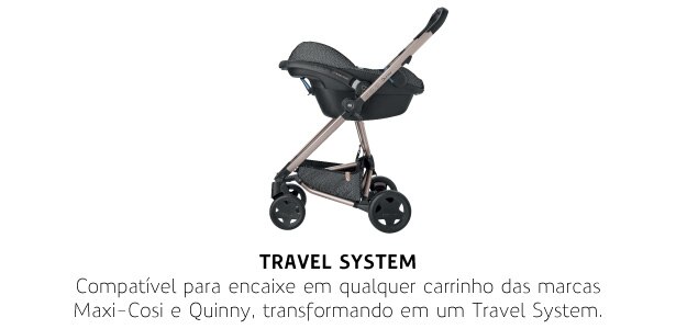 Compátivel com Sistema Travel System Compátivel com Sistema Travel System