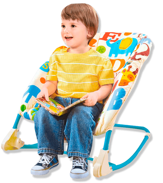 Cadeira de Descanso Baby Style Letrinhas Musical Estampa Bichos Cadeira de Descanso Baby Style Letrinhas Musical