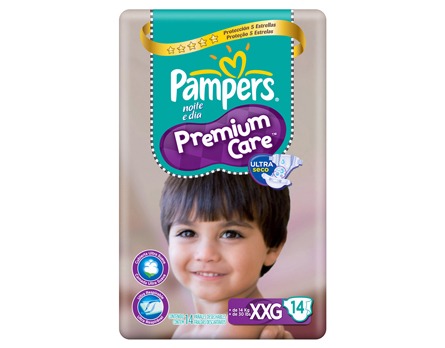 Fralda Pampers Premium Care XXG - Pacotão com 14 unidades