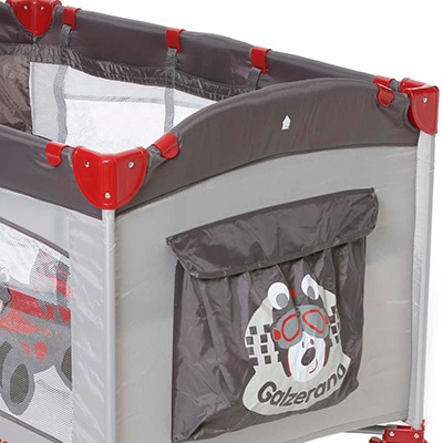 Berço Desmontável Galzerano Play 2030 - Fórmula Baby bolso lateral