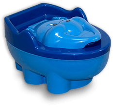 Troninho Infantil Baby Style Filler Urso Azul